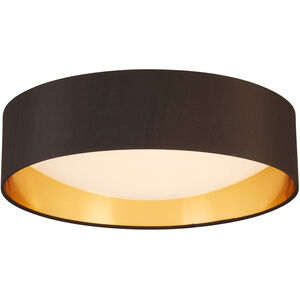 Orme LED 15.94 inch Black/Gold Flush Mount Ceiling Light