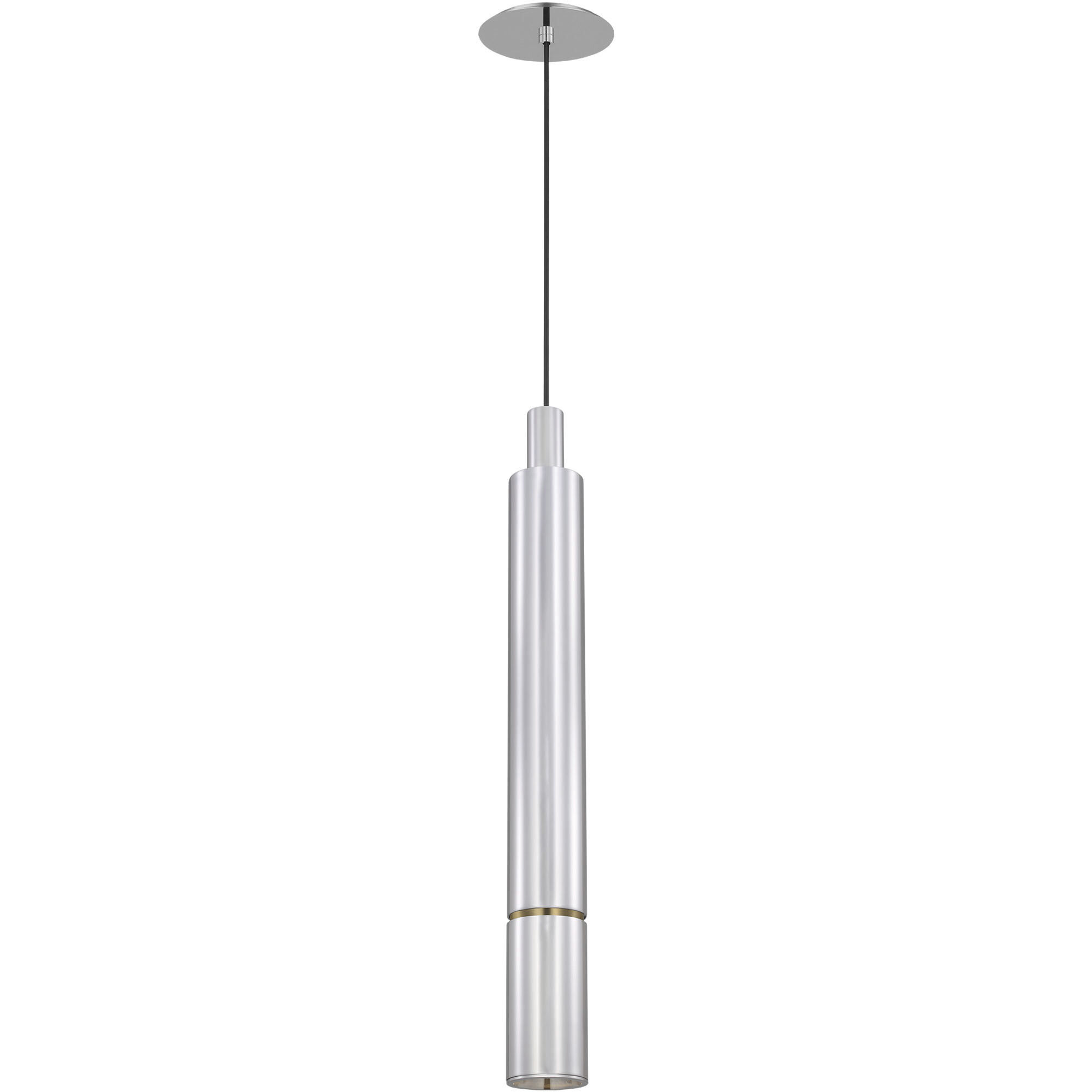 Mick De Giulio Sottile LED 3 inch Polished Stainless Steel Line-Voltage Pendant Ceiling Light