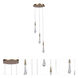 Teardrop 11.4 inch Brass Pendant Ceiling Light