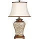 Magonia 28.5 inch 100.00 watt Antique White with Gold Accents Table Lamp Portable Light