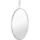 Stopwatch 33.25 X 22.25 inch Polished Nickel Powder Room Wall Mirror, Varaluz Casa