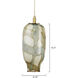 Helen 1 Light 6.75 inch Blue Pendant Ceiling Light, Small