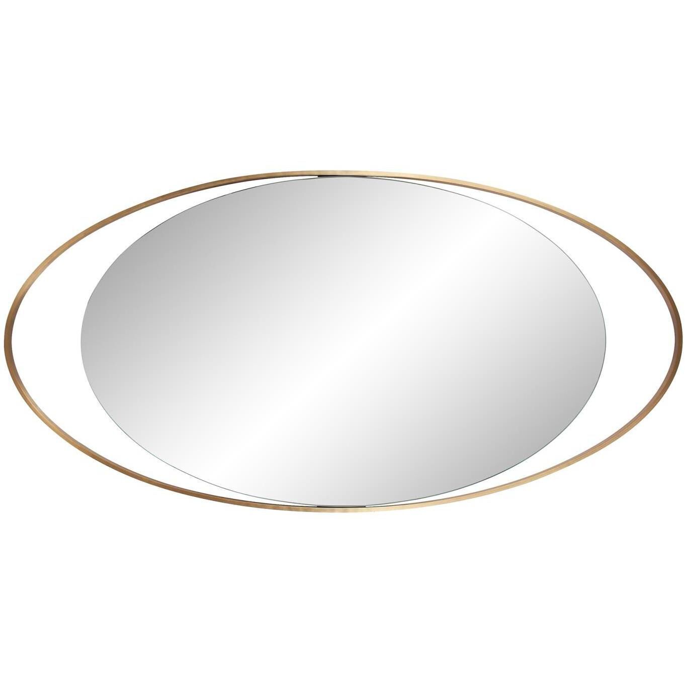 Nouvel 60 X 30 inch Antique Brass Mirror