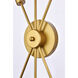 Lucca 3 Light 11 inch Brass Bath Sconce Wall Light