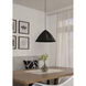 Podere 1 Light 16.54 inch Black Pendant Ceiling Light