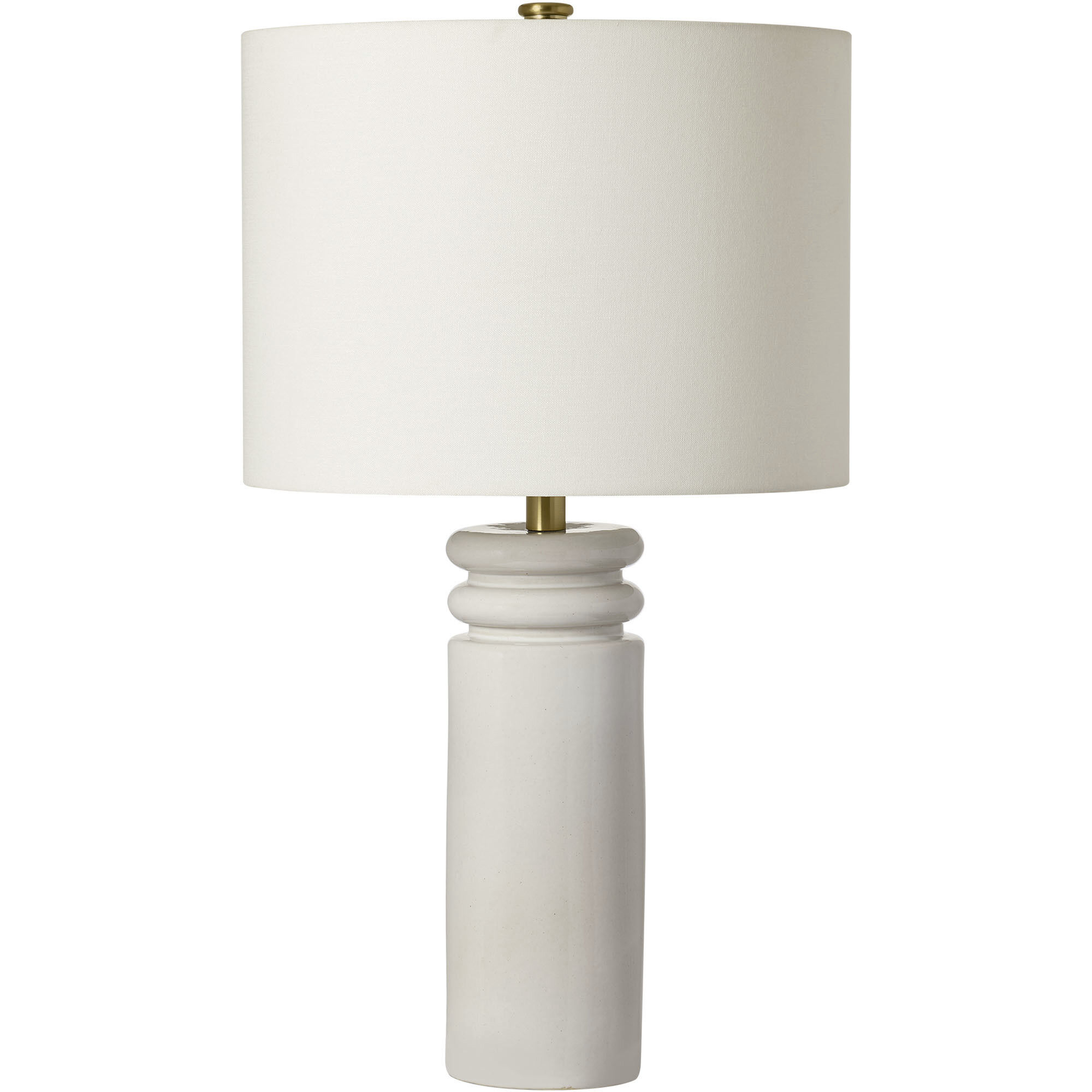 ED Ellen DeGeneres Feikudo 25.88 inch 60 watt Glossy White Table Lamp Portable Light