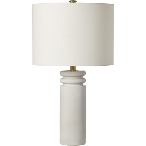 ED Ellen DeGeneres Feikudo 25.88 inch 60 watt Glossy White Table Lamp Portable Light