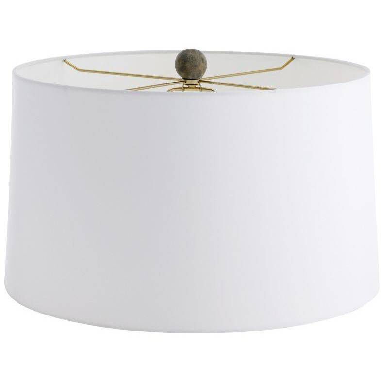 Granada 28 inch 60.00 watt Rhino and Antique Brass Lamp Portable Light