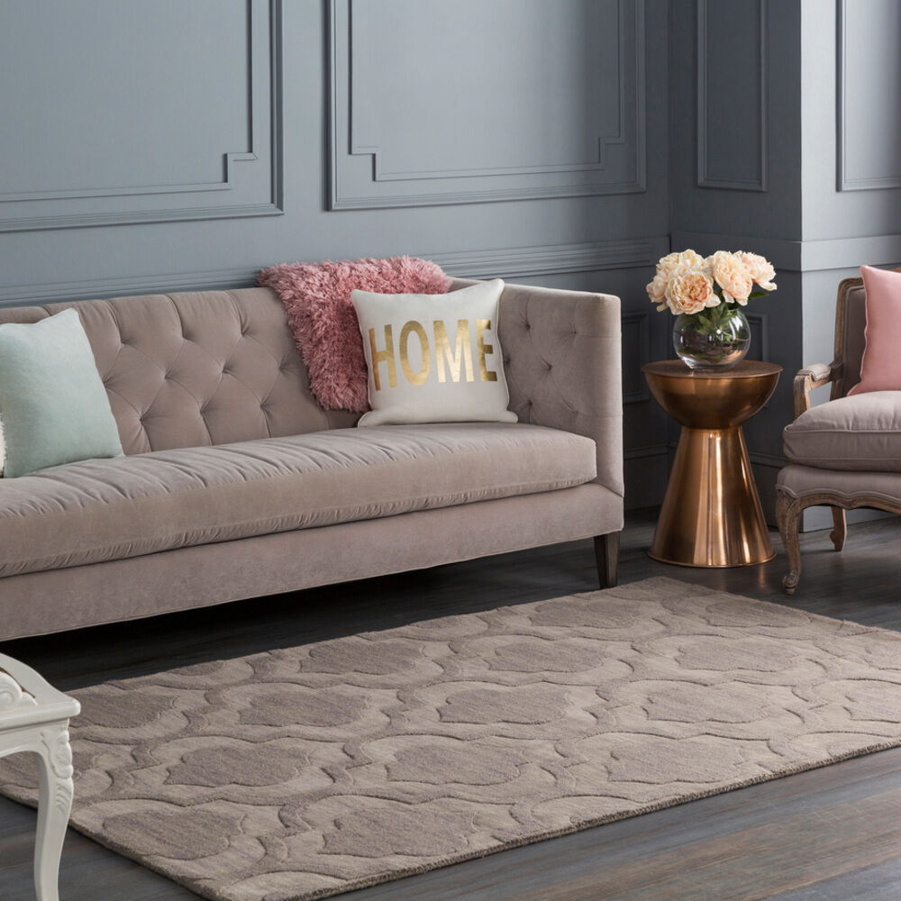 Central Park 144 X 27 inch Taupe/Mauve Rugs, Runner