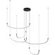 Talis 70.5 inch Brushed Nickel Multi Pendant Ceiling Light