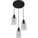 Lochemeade 3 Light 15 inch Natural Iron Cluster Pendant Ceiling Light