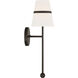 Althia Wall Sconce Wall Light in Textured Dark Bronze