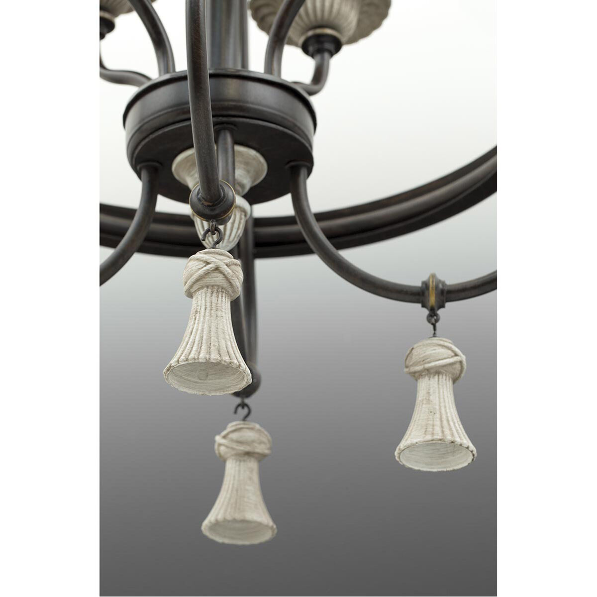 Bergamo 4 Light 18.75 inch Forged Bronze Foyer Pendant Ceiling Light, Design Series