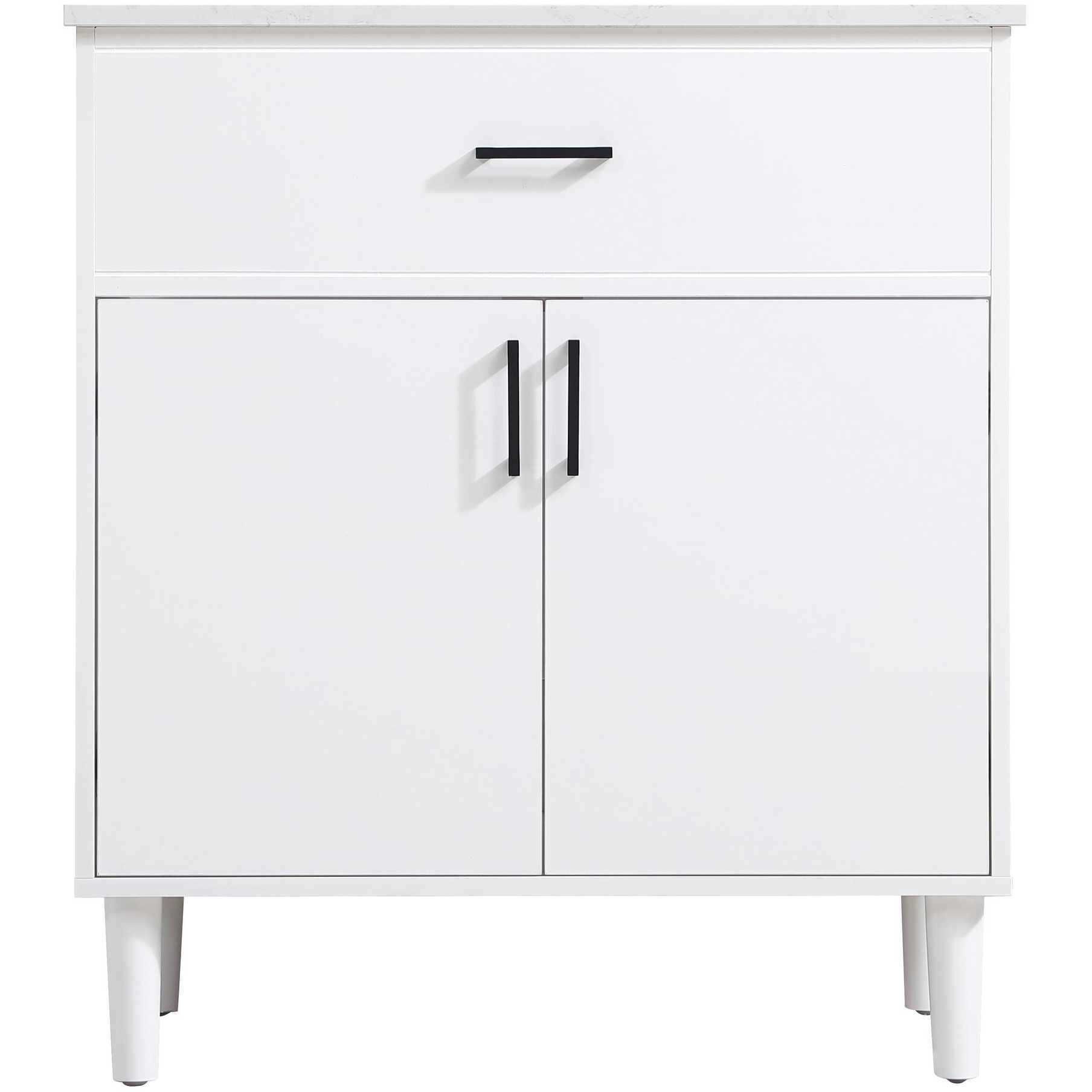 Chandler 30 X 34 inch White Bathroom Vanity Cabinet