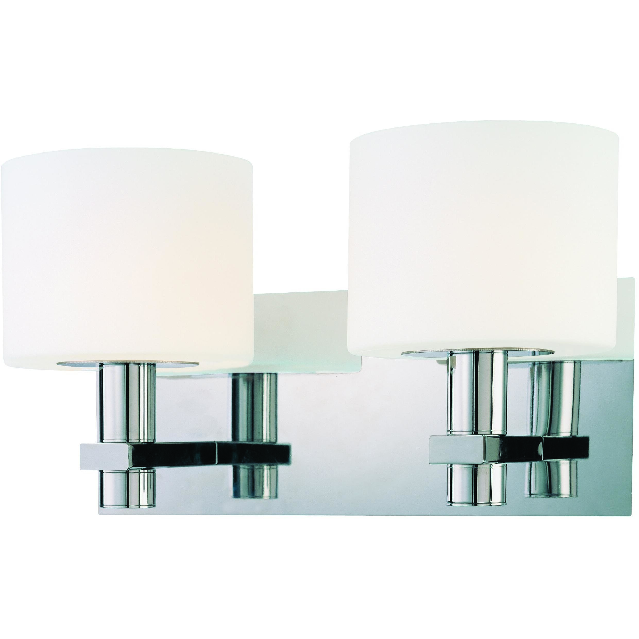 Stem 2 Light 13.25 inch Chrome Bath Wall Light