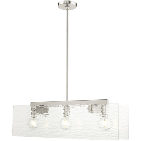 Ashcroft 3 Light 7 inch Brushed Nickel Chandelier Ceiling Light