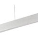 Tania 60 inch Silver Chandelier Ceiling Light