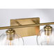 Glint 2 Light 15.5 inch Legacy Brass Vanity Light Wall Light