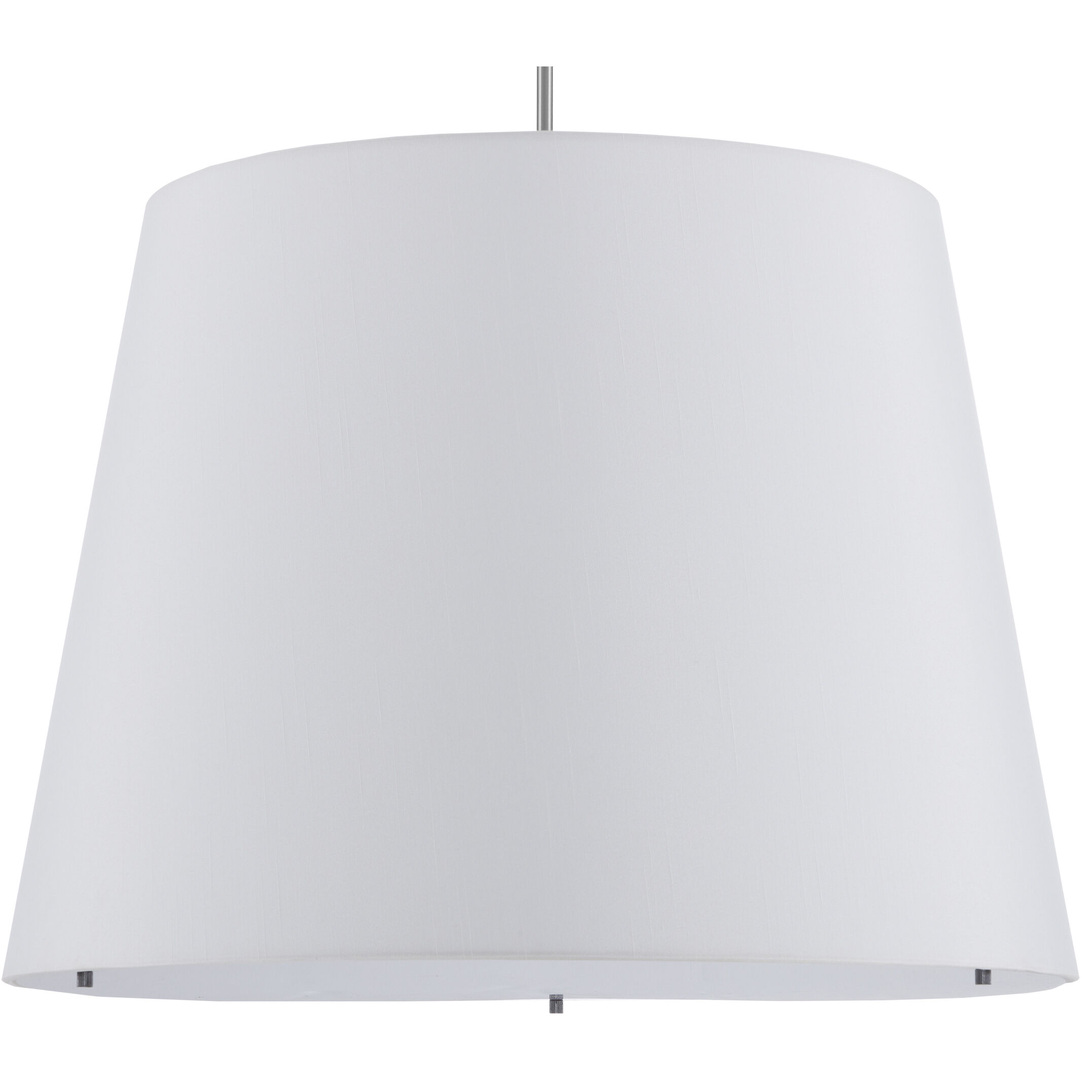 Cloister 87 inch 75 watt Brushed Nickel and White Floor Lamp Portable Light, Large