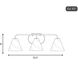 Blair 3 Light 25.5 inch Warm Brass Bath Wall Light