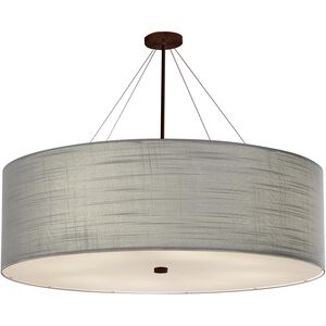 Textile Collection - Classic Family 60 inch Dark Bronze Pendant Ceiling Light