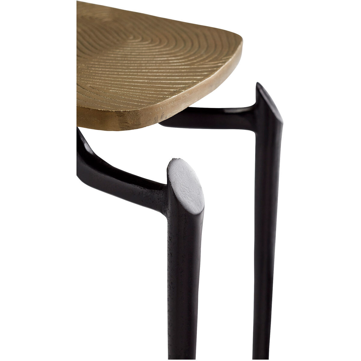 Tarsal 49 X 13 inch Gold and Black Console Table