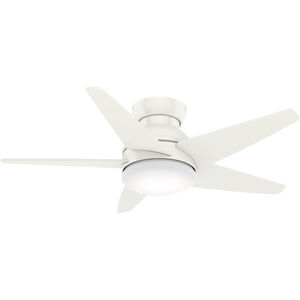 Isotope 44 inch Fresh White with Fresh White, Fresh White Blades Ceiling Fan