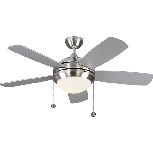 Discus Classic 44 44 inch Brushed Steel with Silver Blades Ceiling Fan