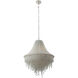 Crystal Reign 7 Light 29.3 inch Nickel Pendant Ceiling Light