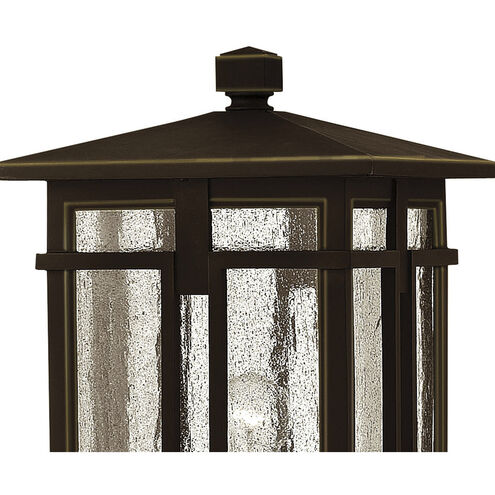 Tucker LED 21 inch Oil Rubbed Bronze Outdoor Post Mount Lantern