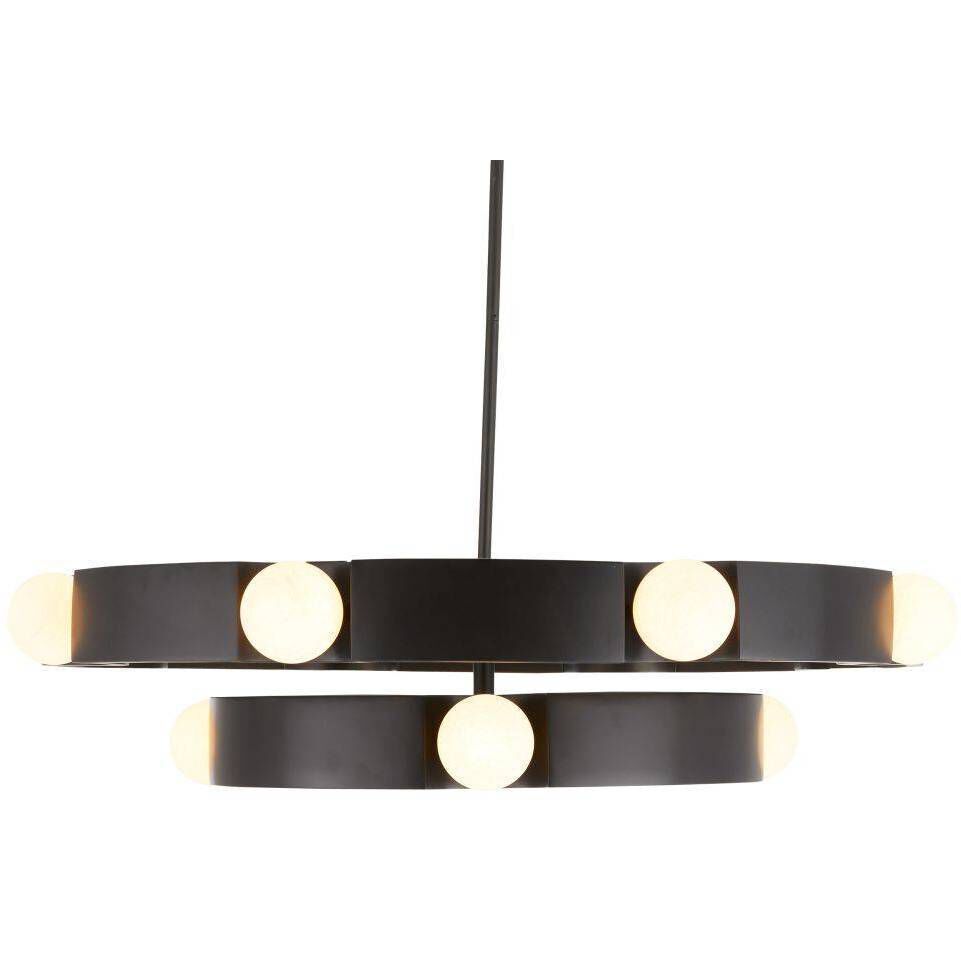 Hans 12 Light 44 inch English Bronze Chandelier Ceiling Light