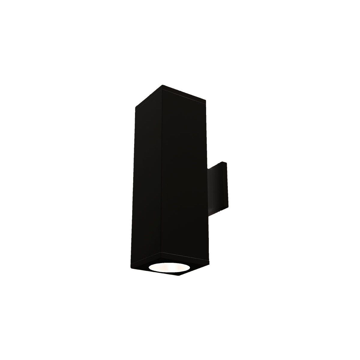 Cube Arch LED 5.5 inch Black Sconce Wall Light in Flood, 85, 3500K, Straight Up/Down