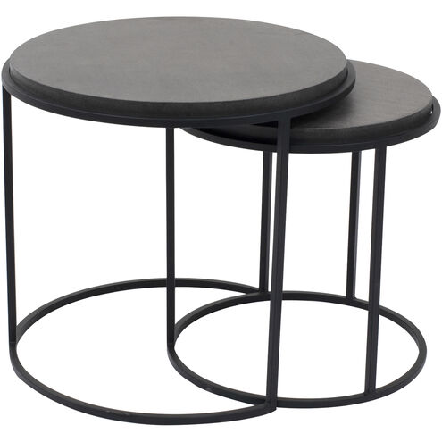 Roost 20 X 20 inch Black Nesting Table