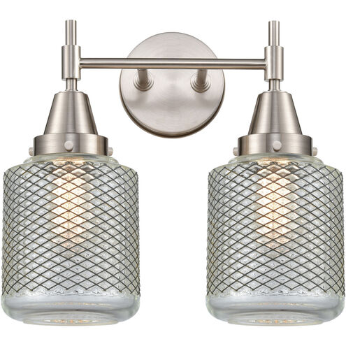 Caden 2 Light 15 inch Satin Nickel Bath Vanity Light Wall Light
