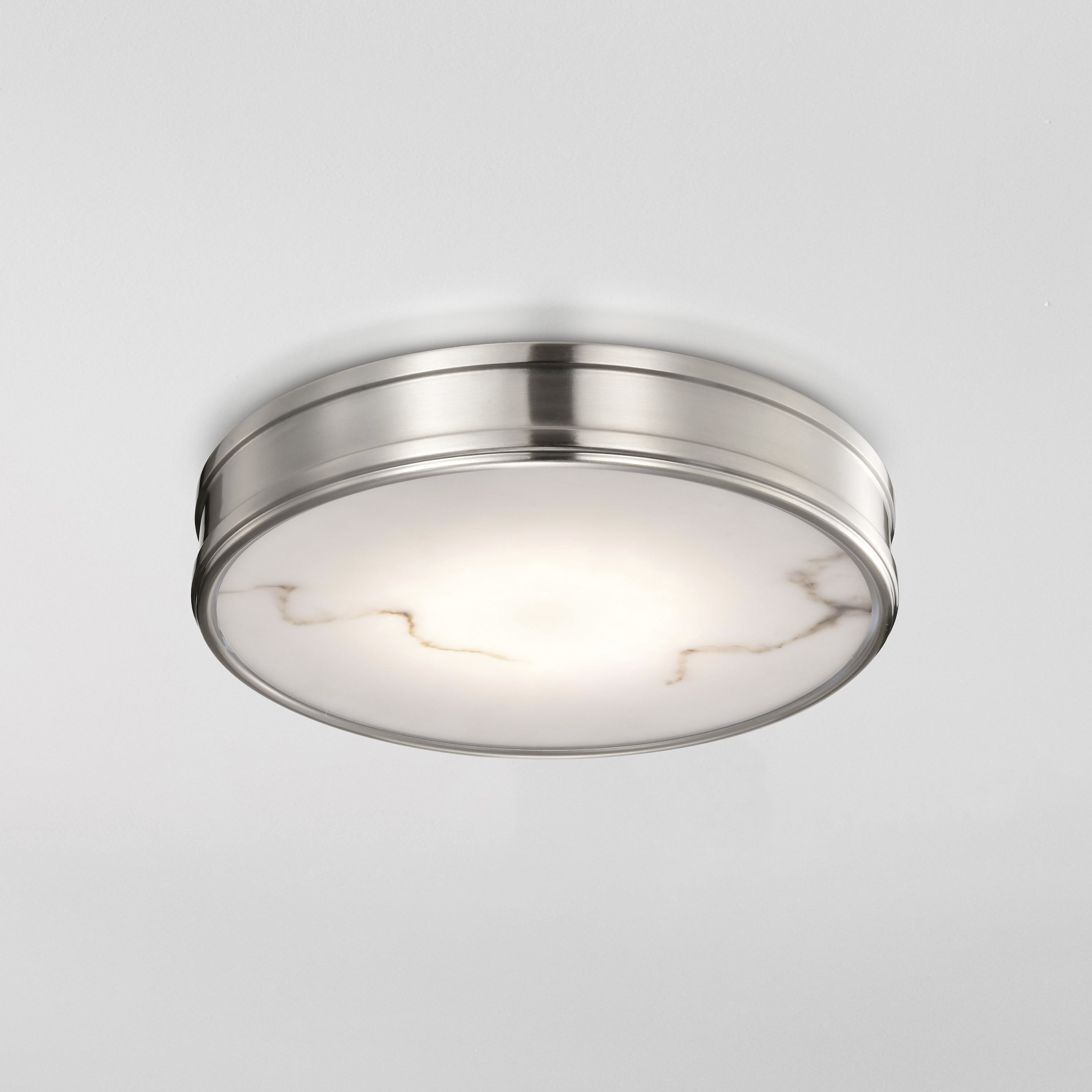 Kendall LED 14.25 inch Brushed Nickel Flush Mount Ceiling Light