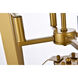 Hoffman 4 Light 14 inch Brass Pendant Ceiling Light
