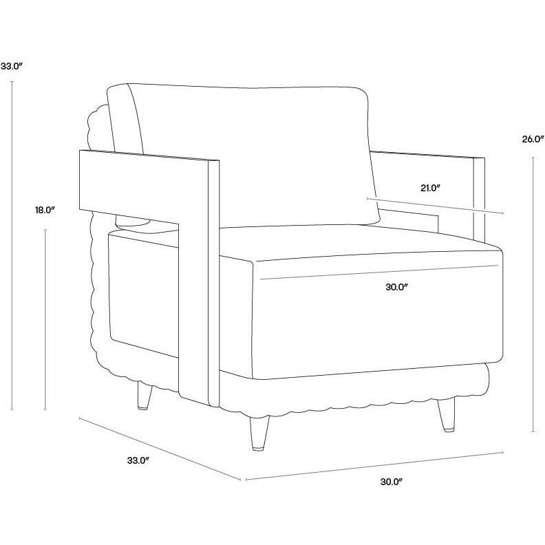 Potenza Palazzo Cream Outdoor Armchair