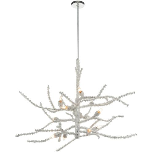 Winter's Spray 12 Light 48 inch Polished Chrome with Clear Chandelier Ceiling Light