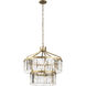 Social Club 9 Light 23.25 inch Havana Gold Pendant Ceiling Light