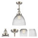 Franklin Restoration Seneca Falls 1 Light 10 inch Brushed Satin Nickel Semi-Flush Mount Ceiling Light, Franklin Restoration