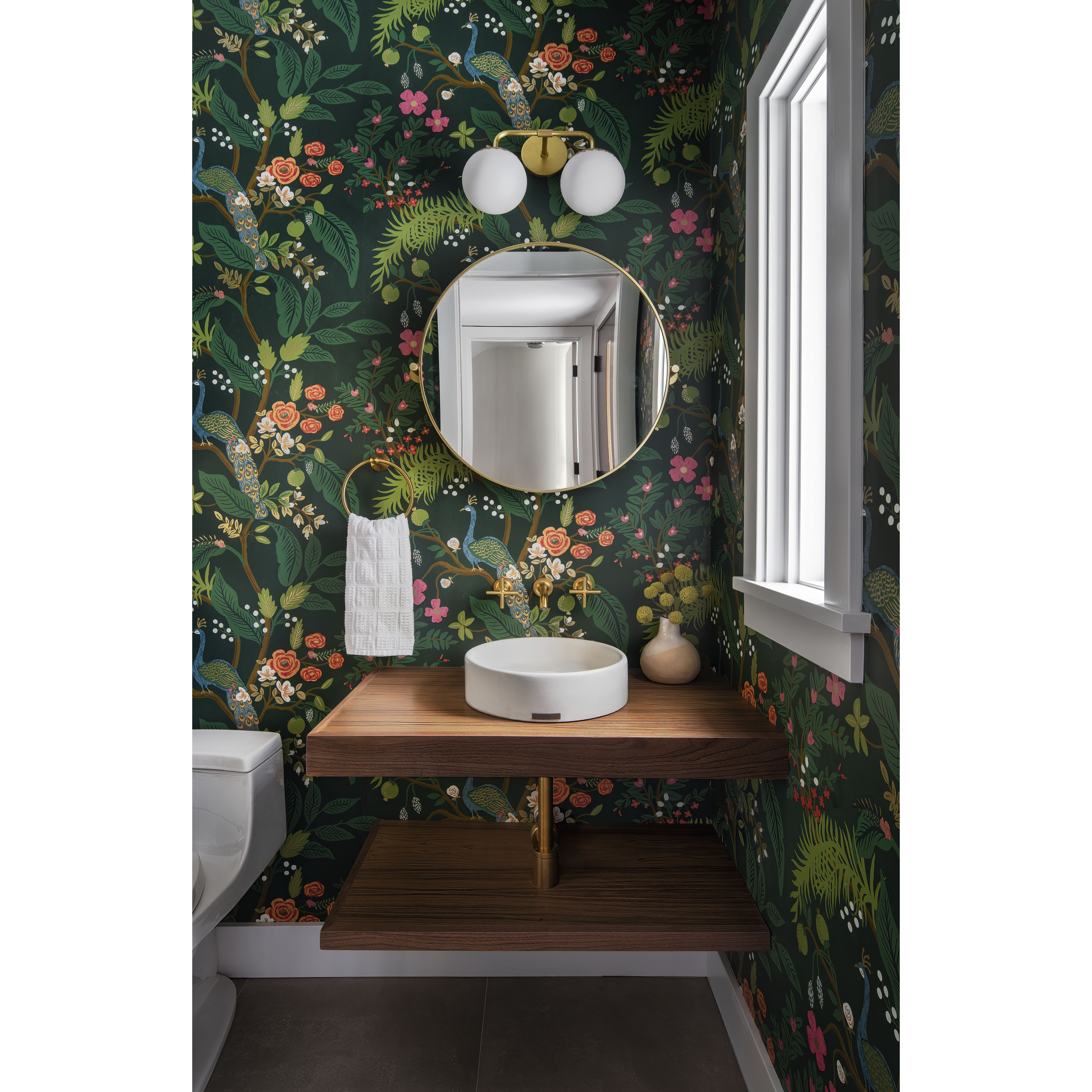 Paige 2 Light 15 inch Aged Brass Bath Vanity Wall Light