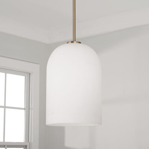 Lawson 1 Light 8.75 inch Aged Brass Pendant Ceiling Light