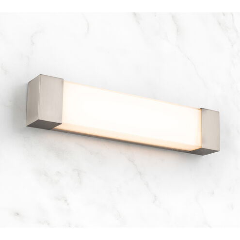 Darcy LED 24 inch Brushed Nickel Bath Vanity & Wall Light, dweLED