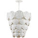 Tulum 5 Light 20 inch Sugar White Chandelier Ceiling Light, Marjorie Skouras Collection