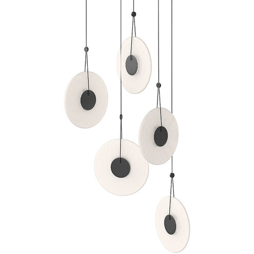 Meclisse LED 22 inch Satin Black Pendant Ceiling Light