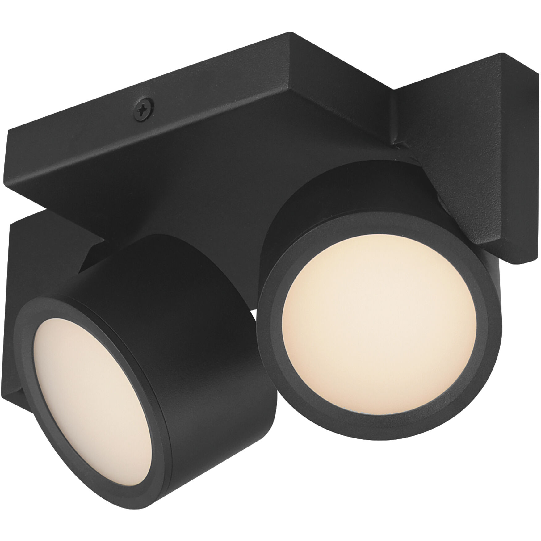 Embrace LED 4.75 inch Black Semi-Flush Mount Ceiling Light