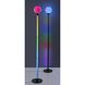 Astra 58.5 inch 5 watt Black RGB Color Changing Floor Lamp Portable Light, Simplee Adesso