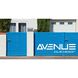 Avenue Outdoor LED 14 inch Silver Pillar Mount