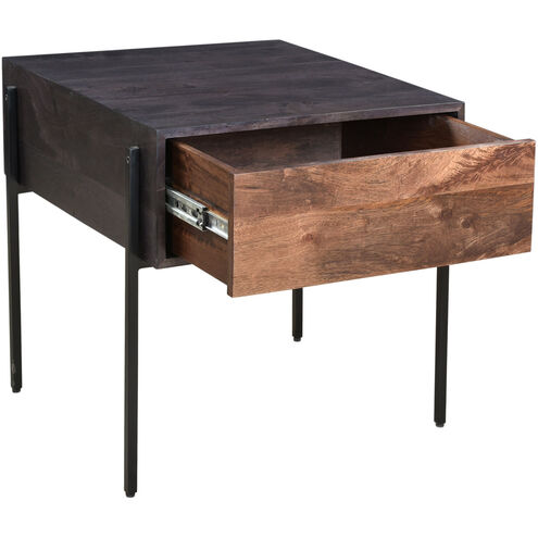 Tobin 22 X 22 inch Brown Side Table