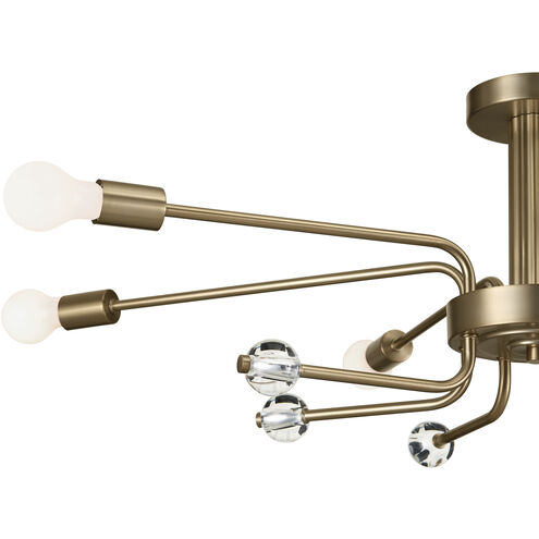 Ocala LED 24.25 inch Champagne Bronze Flush Mount Ceiling Light